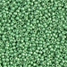 11-4214F:  11/0 Duracoat Galvanized Matte Dark Mint Green Miyuki Seed Bead - 11-4214F*
