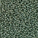 11-4215:  11/0 Duracoat Galvanized Sea Green Miyuki Seed Bead 