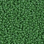 11-431:  11/0 Opaque Green Luster Miyuki Seed Bead 