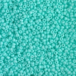 11-4472:  11/0 Duracoat Dyed Opaque Catalina Miyuki Seed Bead 
