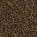 11-457:  11/0 Metallic Dark Bronze Miyuki Seed Bead 