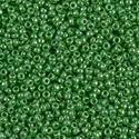 11-480:  11/0 Opaque Green AB Miyuki Seed Bead 