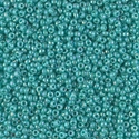 11-481:  11/0 Opaque Turquoise Green AB  Miyuki Seed Bead 