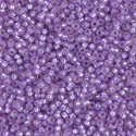 11-574:  11/0 Dyed Lilac Silverlined Alabaster Miyuki Seed Bead 