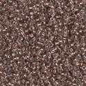 11-974:  11/0 Copper Lined Pale Gray Miyuki Seed Bead 