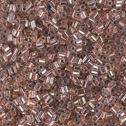 11C-197:  11/0 Cut Copper Lined Crystal Miyuki Seed Bead 