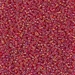 15-1010:  15/0 Silverlined Flame Red AB Miyuki Seed Bead approx 250 grams - 15-1010
