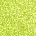 15-1119:  15/0 Luminous Lime Aid Miyuki Seed Bead 