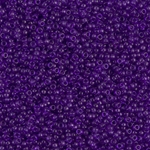 15-1314:  15/0 Dyed Transparent Red Violet Miyuki Seed Bead 