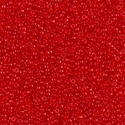 15-140:  15/0 Transparent Red Orange Miyuki Seed Bead 