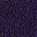15-1426:  15/0 Dyed Silverlined Dark Purple  Miyuki Seed Bead 
