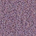 15-142FR:  15/0 Matte Transparent Smoky Amethyst AB  Miyuki Seed Bead approx 250 grams - 15-142FR