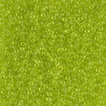 15-143:  15/0 Transparent Chartreuse  Miyuki Seed Bead 