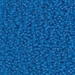 15-149F:  15/0 Matte Transparent Capri Blue Miyuki Seed Bead - 15-149F*
