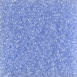 15-159L:  15/0 Transparent Light Cornflower Blue  Miyuki Seed Bead 