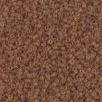 15-1602:  15/0 Dyed Semi-Frosted Transparent Cinnamon  Miyuki Seed Bead 