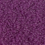 15-1620:  15/0 Dyed Semi-Frosted Transparent Lavender Miyuki Seed Bead 