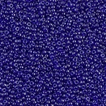 15-2243:  15/0 Transparent Cobalt Luster  Miyuki Seed Bead 