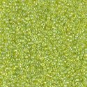 15-258:  15/0 Transparent Chartreuse AB  Miyuki Seed Bead 
