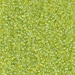 15-258:  15/0 Transparent Chartreuse AB  Miyuki Seed Bead - 15-258*