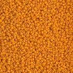15-4454:  15/0 Duracoat Dyed Opaque Kumquat Miyuki Seed Bead 
