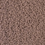 15-4455:  15/0 Duracoat Dyed Opaque Beige Miyuki Seed Bead 