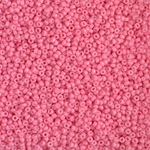 15-4467:  15/0 Duracoat Dyed Opaque Carnation Miyuki Seed Bead 