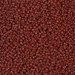 15-4470:  15/0 Duracoat Dyed Opaque Maroon Miyuki Seed Bead - 15-4470*