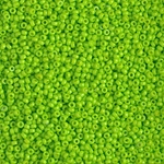 15-4471:  15/0 Duracoat Dyed Opaque Kiwi Miyuki Seed Bead 