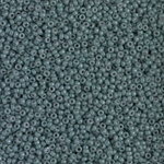 15-4481:  15/0 Duracoat Dyed Opaque Eucalyptus Miyuki Seed Bead 