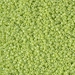 15-479:  15/0 Opaque Chartreuse AB Miyuki Seed Bead - 15-479*