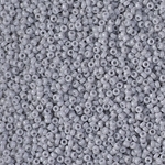 15-498:  15/0 Opaque Cement Gray Miyuki Seed Bead 
