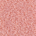 15-519:  15/0 Pink Pearl Ceylon  Miyuki Seed Bead - Discontinued 