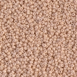 15-597:  15/0 Opaque Tan Luster  Miyuki Seed Bead 