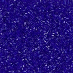 15C-151:  15/0 Cut  Transparent Cobalt Miyuki Seed Bead 