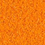 15C-405:  15/0 Cut  Opaque Tangerine Miyuki Seed Bead 