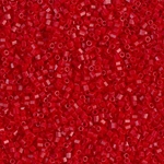 15C-408:  15/0 Cut  Opaque Red Miyuki Seed Bead 