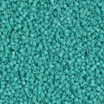 15C-412:  15/0 Cut  Opaque Turquoise Green  Miyuki Seed Bead 