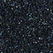15C-452:  15/0 Cut  Metallic Dark Blue Iris Miyuki Seed Bead - 15C-452*