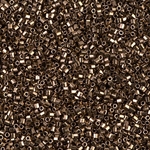 15C-457:  15/0 Cut  Metallic Dark Bronze Miyuki Seed Bead 