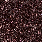 15C-460:  15/0 Cut  Metallic Dark Raspberry Miyuki Seed Bead 