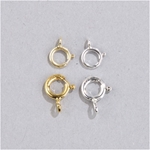 190-181:  Spring Ring Clasp (Sterling and Gold-Filled) 