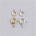 190-181:  Spring Ring Clasp (Sterling and Gold-Filled) 