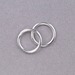 190-252: 14mm Soldered Ring 14ga - Sterling Silver (10 pcs) - 190-252