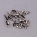 192-540-AS: 1mm Antique Silver Folding Crimp (20 pcs) - 192-540-AS
