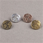 194-016: 17mm Earth Button - (1pc) 