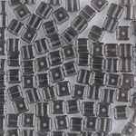 282-140-BD:  4mm Black Diamond Swarovski Crystal Cube (12 pcs) - Discontinued 