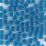282-140-CAOP:  4mm Caribbean Blue Opal Crystal Cube (12 pcs) 