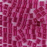 282-140-FUCH:  4mm Fuchsia Swarovski Crystal Cube (12 pcs) - Discontinued 