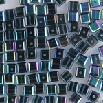 282-140-MNAB:  4mm Montana AB Swarovski Crystal Cube (12 pcs) - Discontinued 